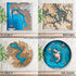 Unique custom city map in wood – detailed 3D topographic wall piece